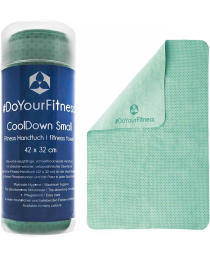 #DoYourFitness - Sporthanddoek - »CoolDown« - Ice Towel, absorberend, sneldrogend, zacht - BIG 65 x 42cm - turquoise