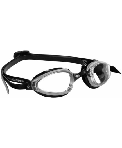 Aqua Sphere K180 - Zwembril - Clear Lens - Zilver/Zwart
