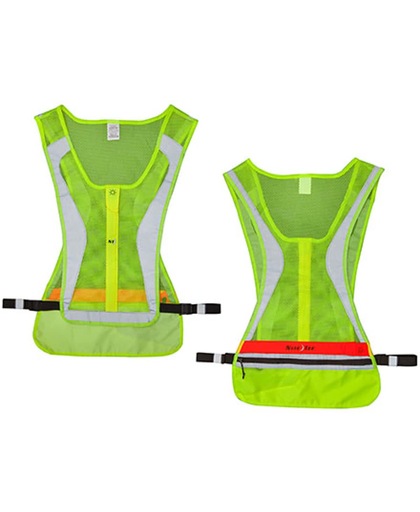 Nite Ize LED Running Vest SM/MD Neon Yellow - Veiligheidshesje - Neon geel