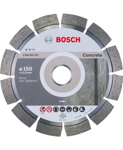 Bosch - Diamantdoorslijpschijf Expert for Concrete 150 x 22,23 x 2,4 x 12 mm