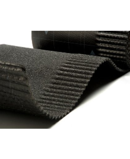Ubiflex Ribbel waterdichte laag 300 mm - rol  6 meter - zwart