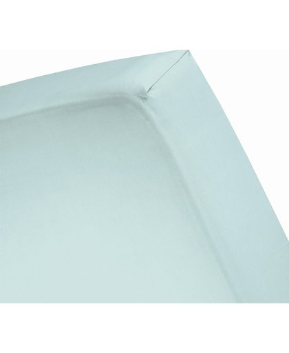 Damai Hoeslaken hoge hoek (25 - 35 cm) - katoen - 90 x 210 - Aqua Blauw