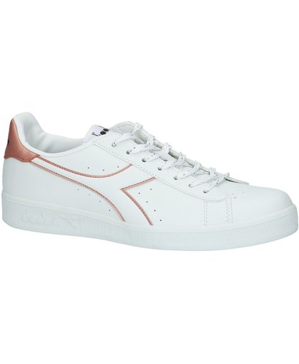Diadora - Game P - Sneaker laag sportief - Dames - Maat 42 - Wit - 50237 -Burtwood Pink