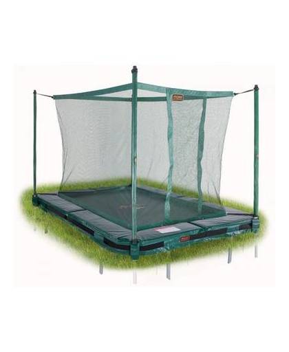 Avyna Proline Veiligheidsnet voor Proline 23 InGround trampoline Groen 300 x 225cm