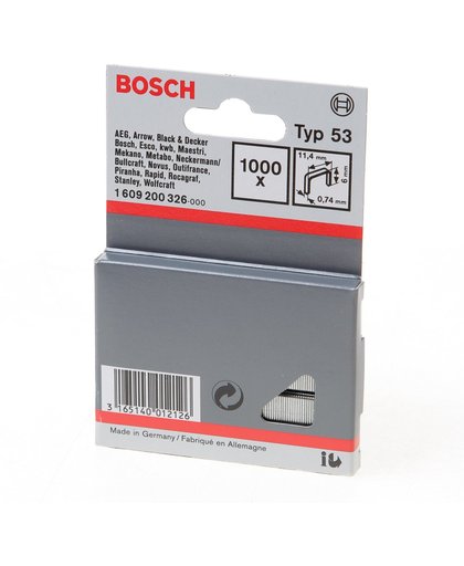 Bosch nieten gegalvaniseerd met fijne draad type-53 6mm