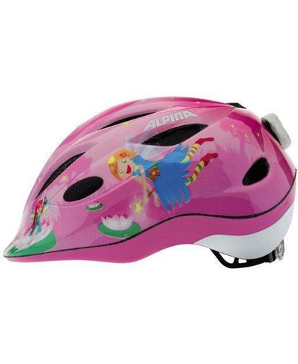Alpina Gamma 2.0 Flash helm Kinderen roze/bont Hoofdomtrek 46-51 cm