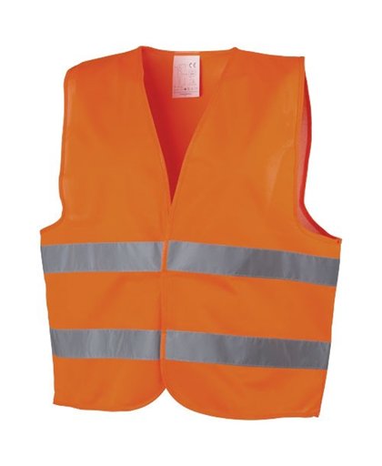 Fluorescerend Oranje Reflecterend Wegenbouw Veiligheidsvest voor Kinderen - One size fits all | Fluorescerend | Veiligheids Vest | Kids Veiligheidshesje | Werkkleding | Hesje voor Klussen | Veiligheid | Pech | Fluor | Werkkleding en Bescherming