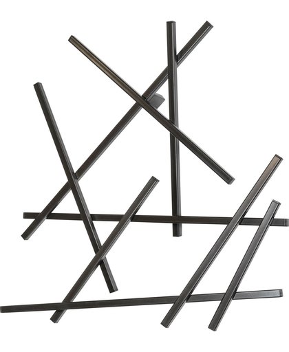 Spinder Design Matches XS -  Wandkapstok - Met 7 Haken - Blacksmith