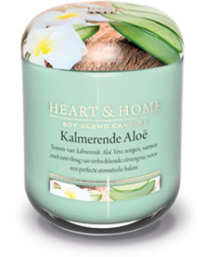 Heart & Home Geurkaars in pot - Kalmerende Aloë (S)