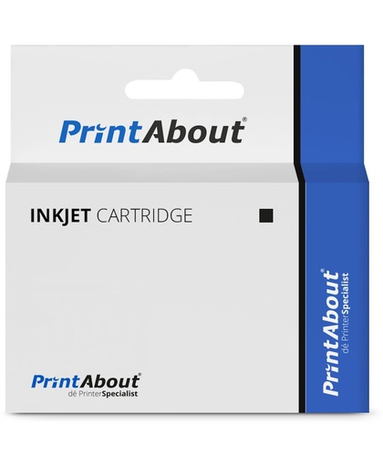 PrintAbout - Inktcartridge / Alternatief voor de HP CC641EE (nr 300XL) / Zwart