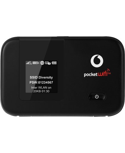Huawei E5372 Vodafone R215 Pocket Wifi 4G Mobile Modem Mini Router met MicroSD Card Slot, Sign Random Delivery(zwart)