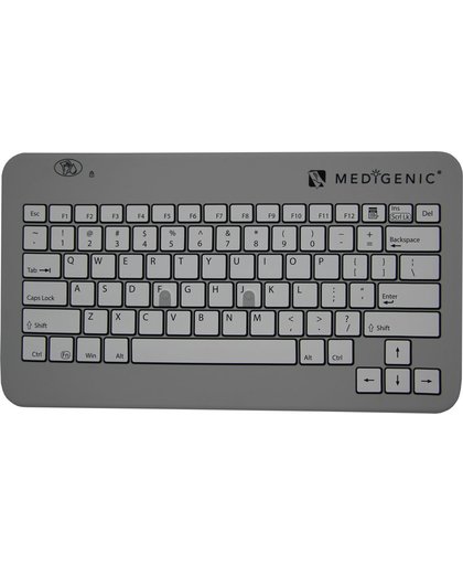 Hygiënisch Draadloos Toetsenbord Medigenic Wireless Keyboard Gray