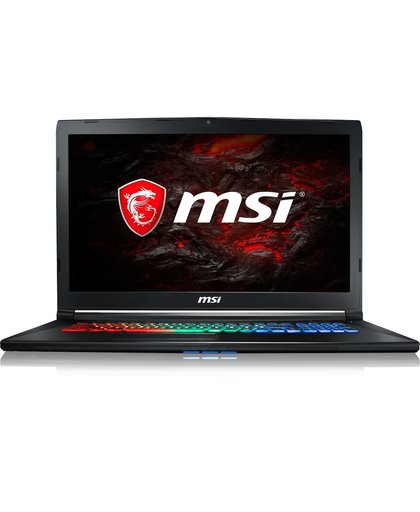 MSI Gaming GP72M 7REX-(LEOPARD PRO)688BE Zwart Notebook 43,9 cm (17.3") 1920 x 1080 Pixels 2,8 GHz Zevende generatie Intel® Core™ i7 i7-7700HQ