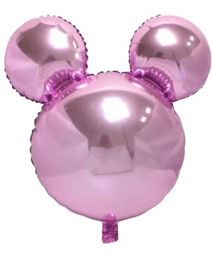 Folieballon Mickey Baby roze