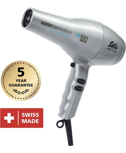 SOLIS Swiss Perfection Superlight Zilver - Type - 442 - Haardroger - föhn