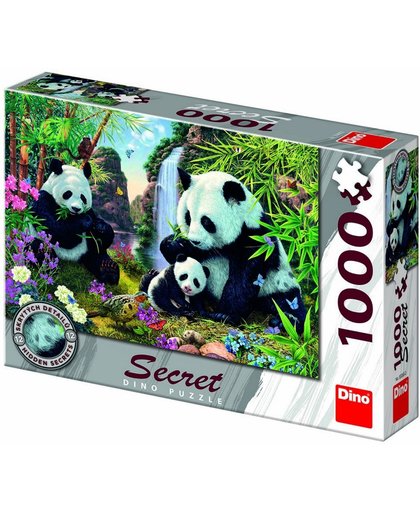 Puzzel met geheimen: Panda 1000 stukjes
