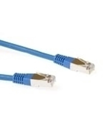 ACT Patchcord SSTP Category 6 PIMF, Blue 15.00M 15m Blauw netwerkkabel