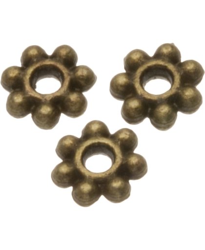 Metalen Kralen (4.5 x 1.5 mm) Brons (50 Stuks)
