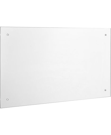 Glazen achterwand - keuken - 70x40cm - transparant