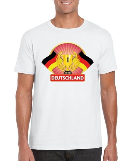 Wit Duits kampioen t-shirt heren - Duitsland supporters shirt 2XL