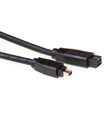 ACT Firewire IEEE1394B aansluitkabel 9-pin male - 4-pin male
