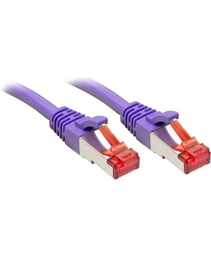 Lindy Rj45/Rj45 Cat6 2m 2m Cat6 S/FTP (S-STP) Violet netwerkkabel