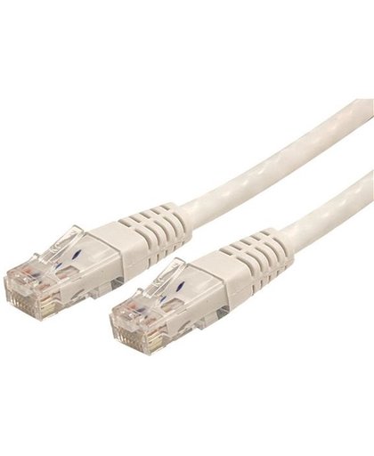 StarTech.com 10 ft White Molded Category 6 Patch Cable - ETL Verified 3.05m Wit netwerkkabel