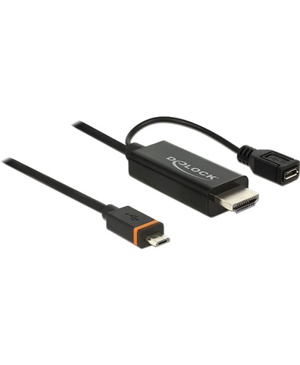 Slimport Kabel Delock Slimport/MyDP - HDMI A/USB micro B