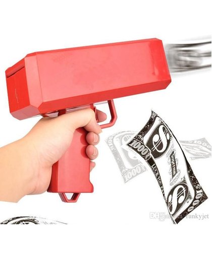Elektrische Cash Money Gun Cannon Rood