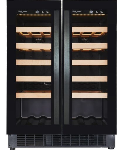 Wine Klima Excellence D46-2D onderbouw Wijnklimaatkast (2 deuren) - 40 flessen