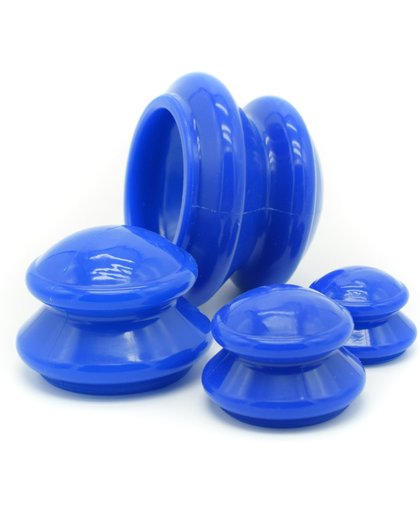 anti cellulitis cups - cellulite cups - Vacuum Massage Cups - Cupping Therapy Set - 4 stuks