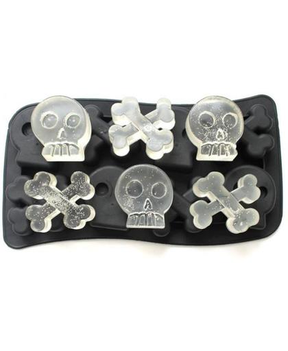 IJsblokjes maker - Skull & Bones - Schedel en botten ijsblokjesvorm - Piraten thema