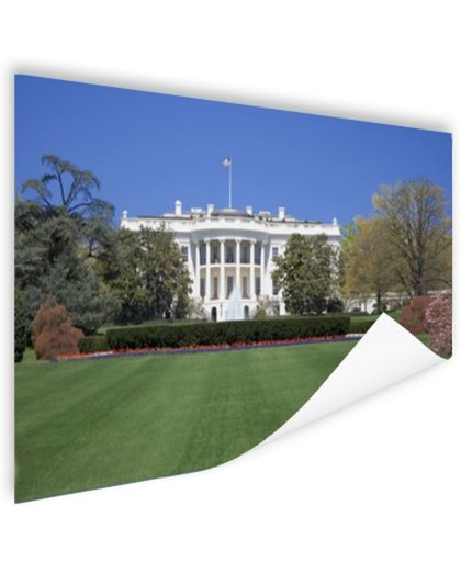 Witte Huis gazon Washington DC Poster 90x60 cm - Foto print op Poster (wanddecoratie)