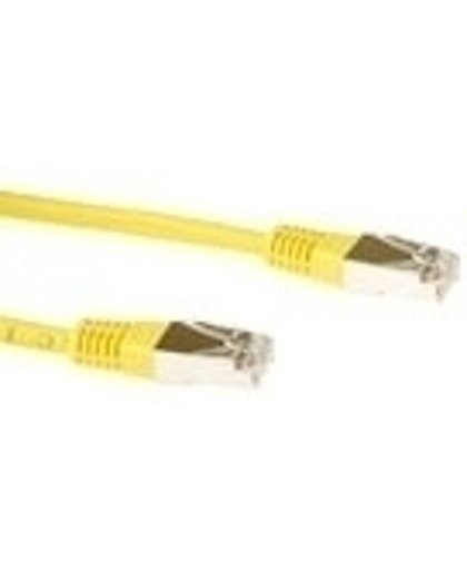 ACT Patchcord SSTP Category 6 PIMF, Yellow 15.00M 15m Geel netwerkkabel