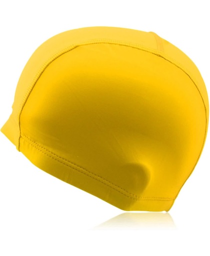 #DoYourSwimming - Badmuts voor volwassenen - »Guppy« - kwaliteitsstof - perfecte pasvorm en extra oorbescherming - geel