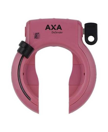 AXA ringslot Defender Art** in blisterverpakking roze