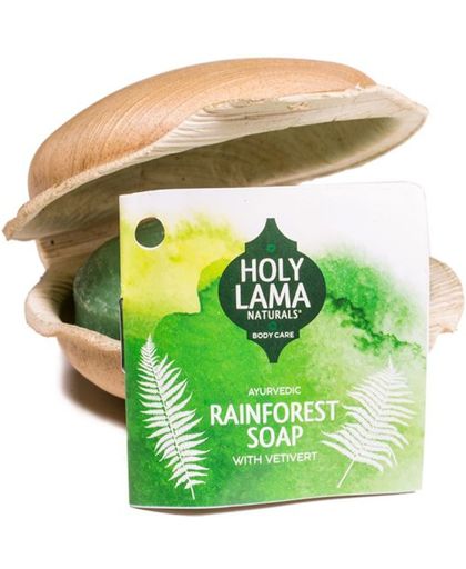 Holy Lama Naturals Ayurvedische zeep ‘Rainforest’ (100 gram)