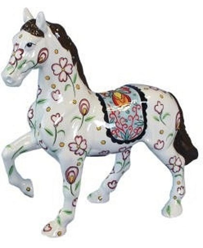 Spaarpot paard wit