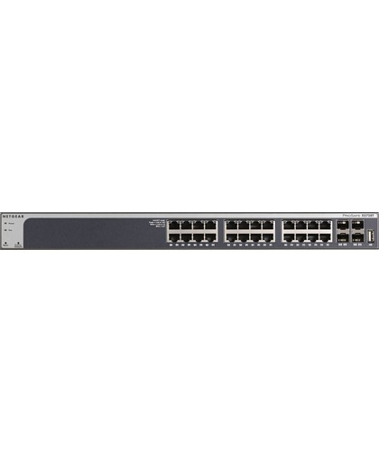 Netgear XS728T Managed L2+/L3 10G Ethernet (100/1000/10000) Zwart
