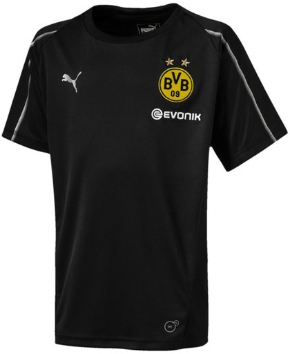 PUMA BVB Training Jersey Jr with Sponsor Logo Sportshirt Kinderen - Puma Black