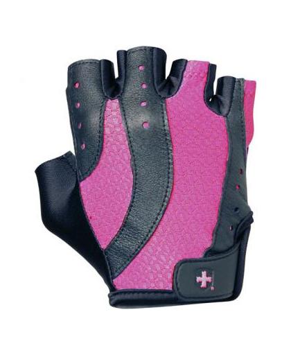 Harbinger Womens pro wash & dry 2 fitnesshandschoenen - zwart/roze - l