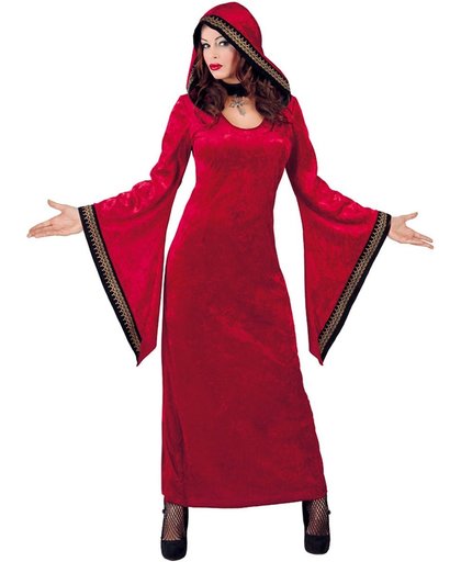 Middeleeuwse rode dame kostuum voor vrouwen - Verkleedkleding