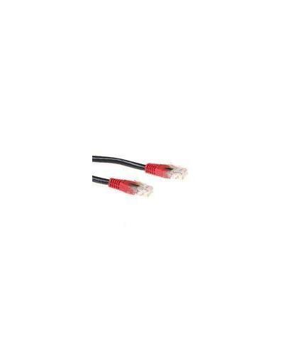 Advanced Cable Technology CAT6 UTP cross-over patchcable black with red tulesCAT6 UTP cross-over patchcable black with red tules