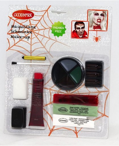 Halloween schmink kit zombie - Schmink