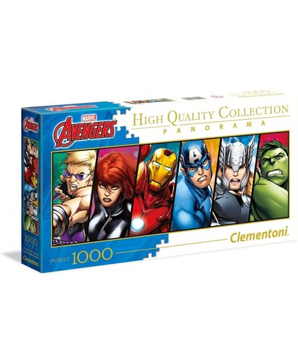 Clementoni Panorama Puzzel The Avengers - 1000 stukjes