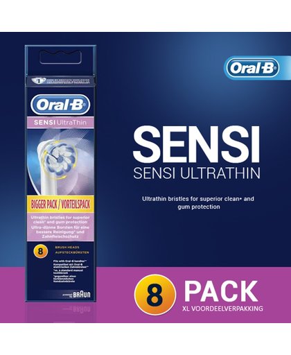Oral-B Sensi UltraThin Opzetborstels - 8 Stuks - Extra zachte borstelharen voor gevoelige tanden