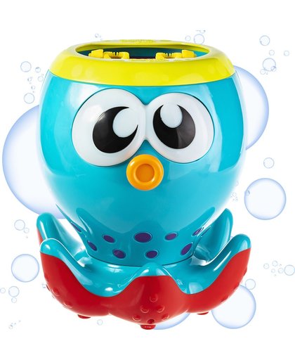 Gadgy® - Bellenblaasmachine Octopus - Automatische bellenblaasmachine met verlichte ogen - Inclusief bellenblaas vloeistof – 20 cm.