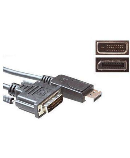 Intronics Verloop kabel DisplayPort male – DVI male