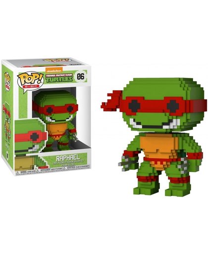 Pop 8 Bit Teenage Mutant Ninja Turtles Raphael Vinyl Figure