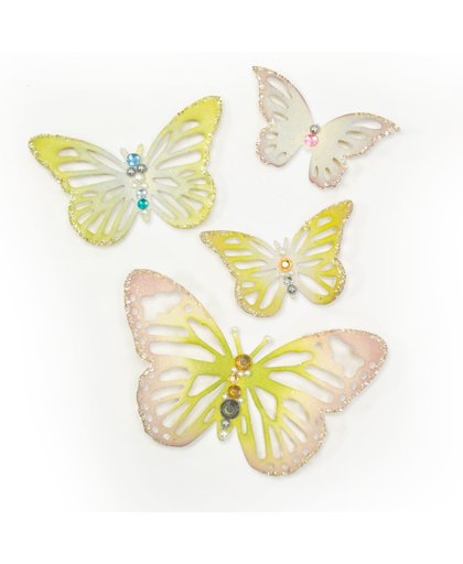 Sizzix Thinlits Die Set Winged Beauties ontworpen door Prima Marketing Inc. , 4 stuks